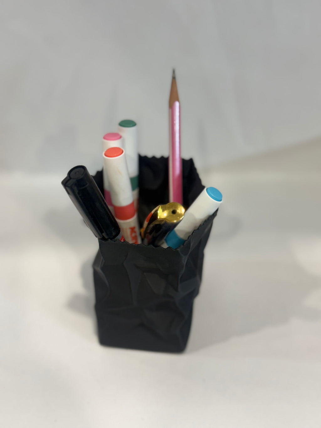 Elegant 3D Printed Pencil Cup | Aesthetic Study Table Gift Organizer