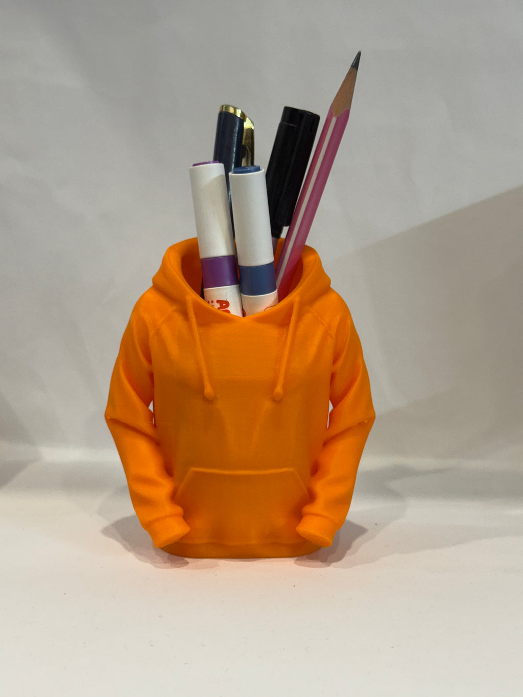 Cute Hoodie-Shaped Desktop Pen Holder | Unique Office & Study Table Decor