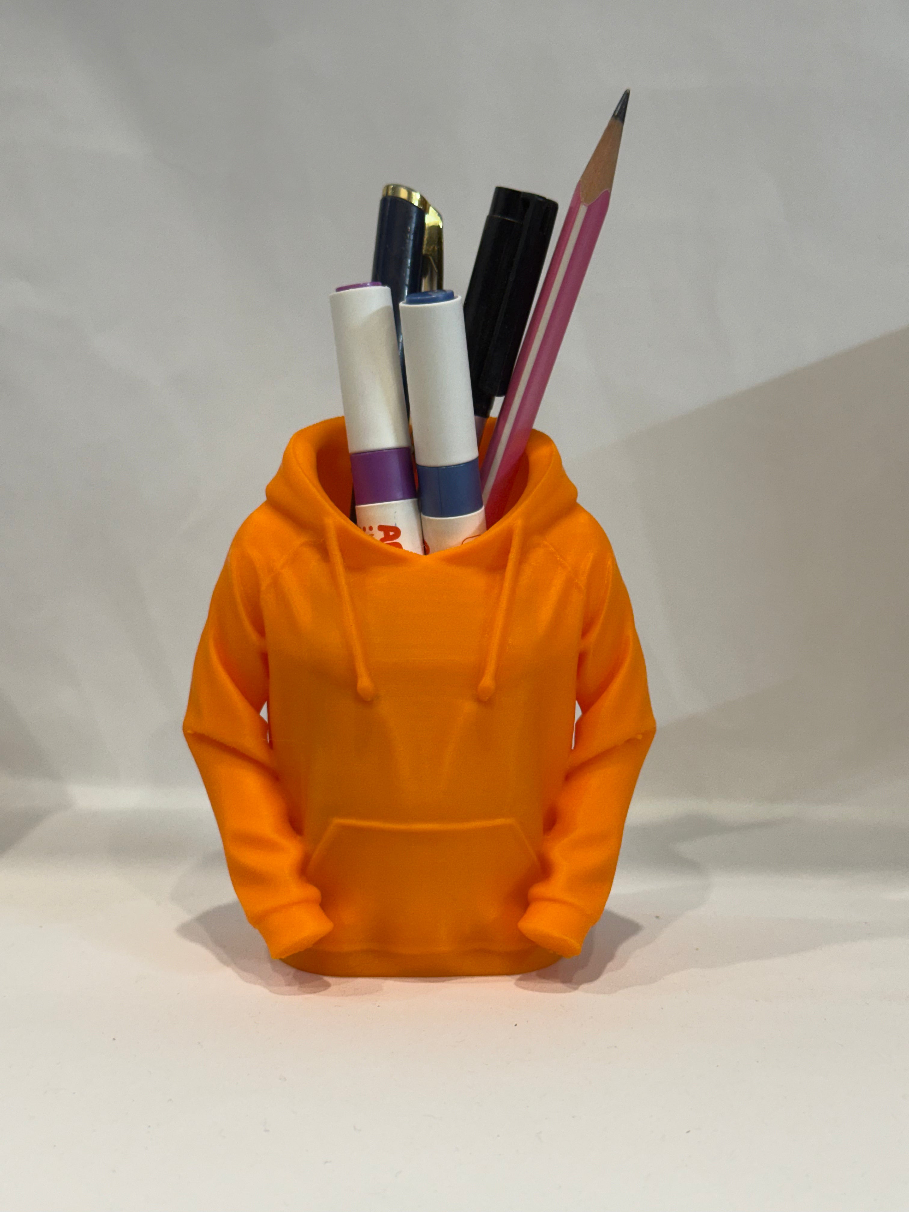 Cute Hoodie-Shaped Desktop Pen Holder | Unique Office & Study Table Decor