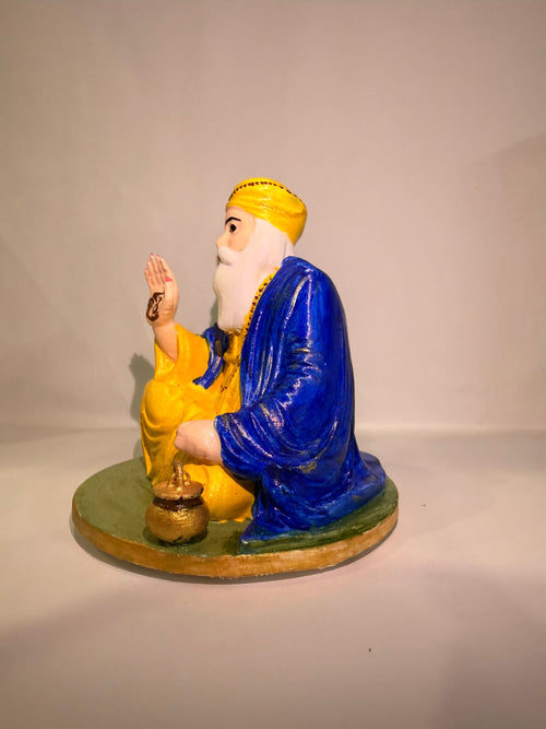 Custom 3D Printed & Hand-Painted Guru Nanak Dev Ji Figurine